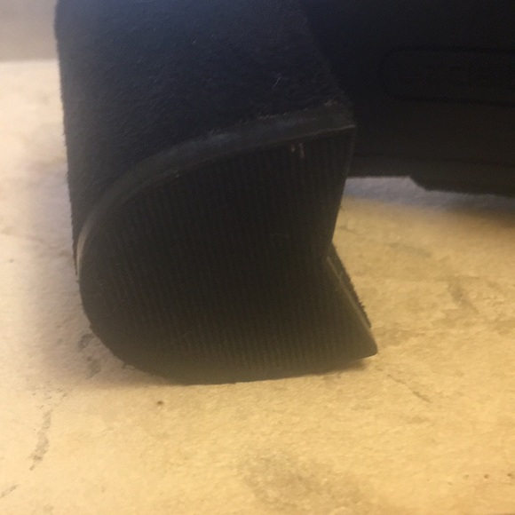 LC Faux Ruffled Suede Sandals Anna 9M - Picture 5 of 7